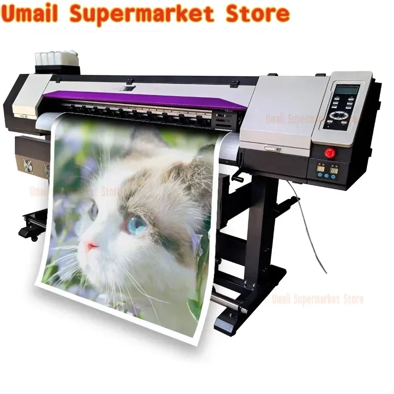 Six color large format printer with single dual xp600 printhead 1800mm outdoor indoor eco-solvent printer