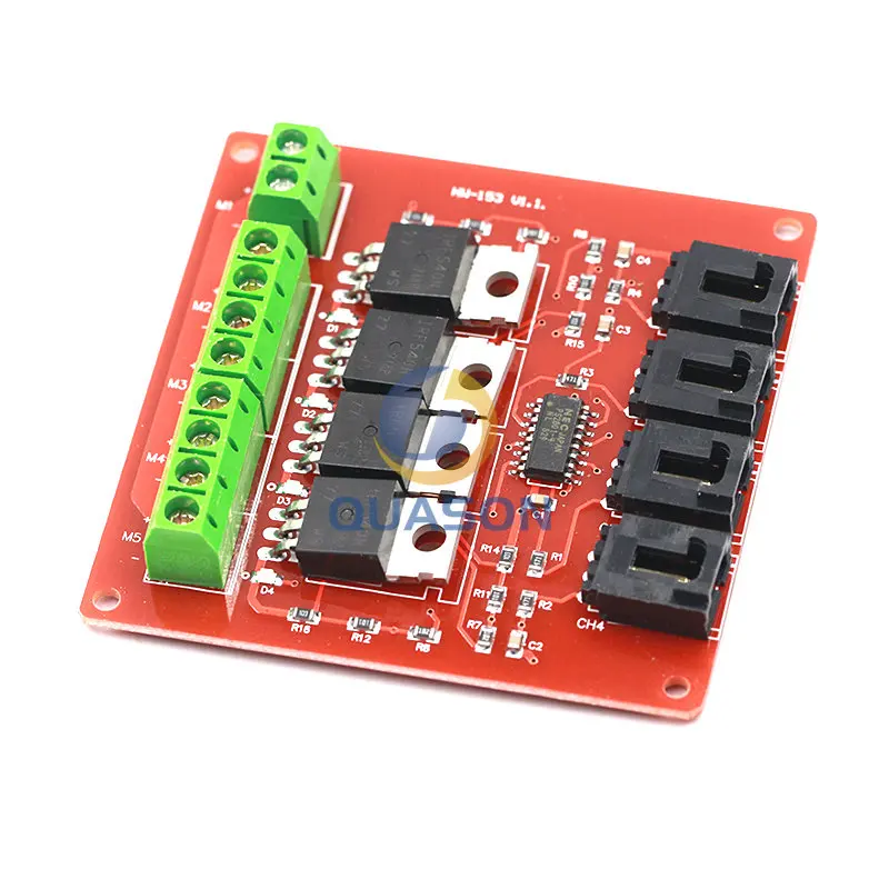 Four Channel 4 Channel Way Route MOSFET Button IRF540 V4.0+ MOSFET Switch Module For Arduino DC Motor Drive Dmimmer Relay Board