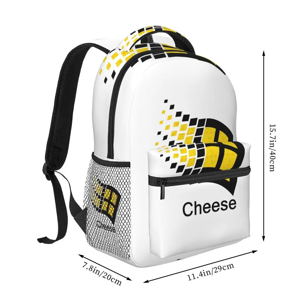 Windows 95 Geeks Nerd Mesh Backpacks Boys Girls Bookbag Children School Bags Cartoon Kids Rucksack Shoulder Bag Large Capacity