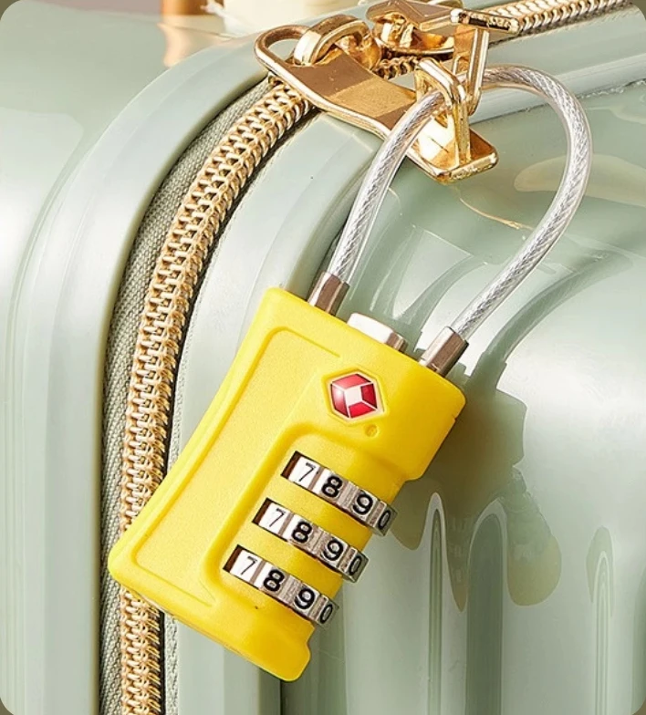 TSA Approved Luggage Lock | Stainless Steel Travel Lock Anti-Lost