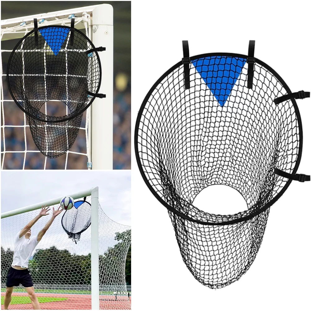 70cm Foldable Soccer Top Bins Corner Shooting Soccer Goal Target Nets for Quarterbacks Football Practice for Shooting Accuracy