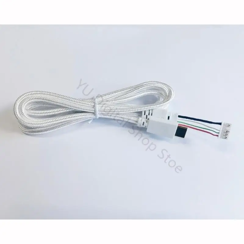 96BA Kopfhörer-Reparaturkabel mit USB-Typ-C-Ende und offener Drahtspitze, geflochtenes Kabel für Anrufbehebungen Desktop – Detail 4