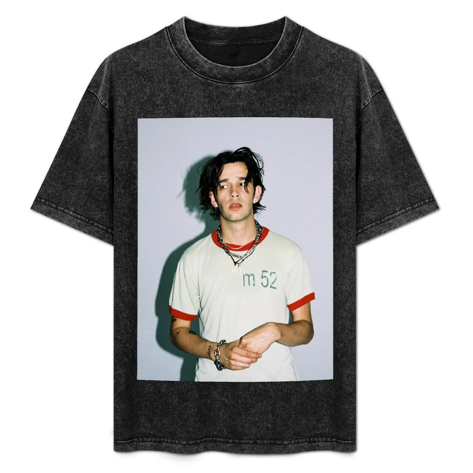 

The Matthew Healy T-Shirt Work Daily Short Sleeve Top
