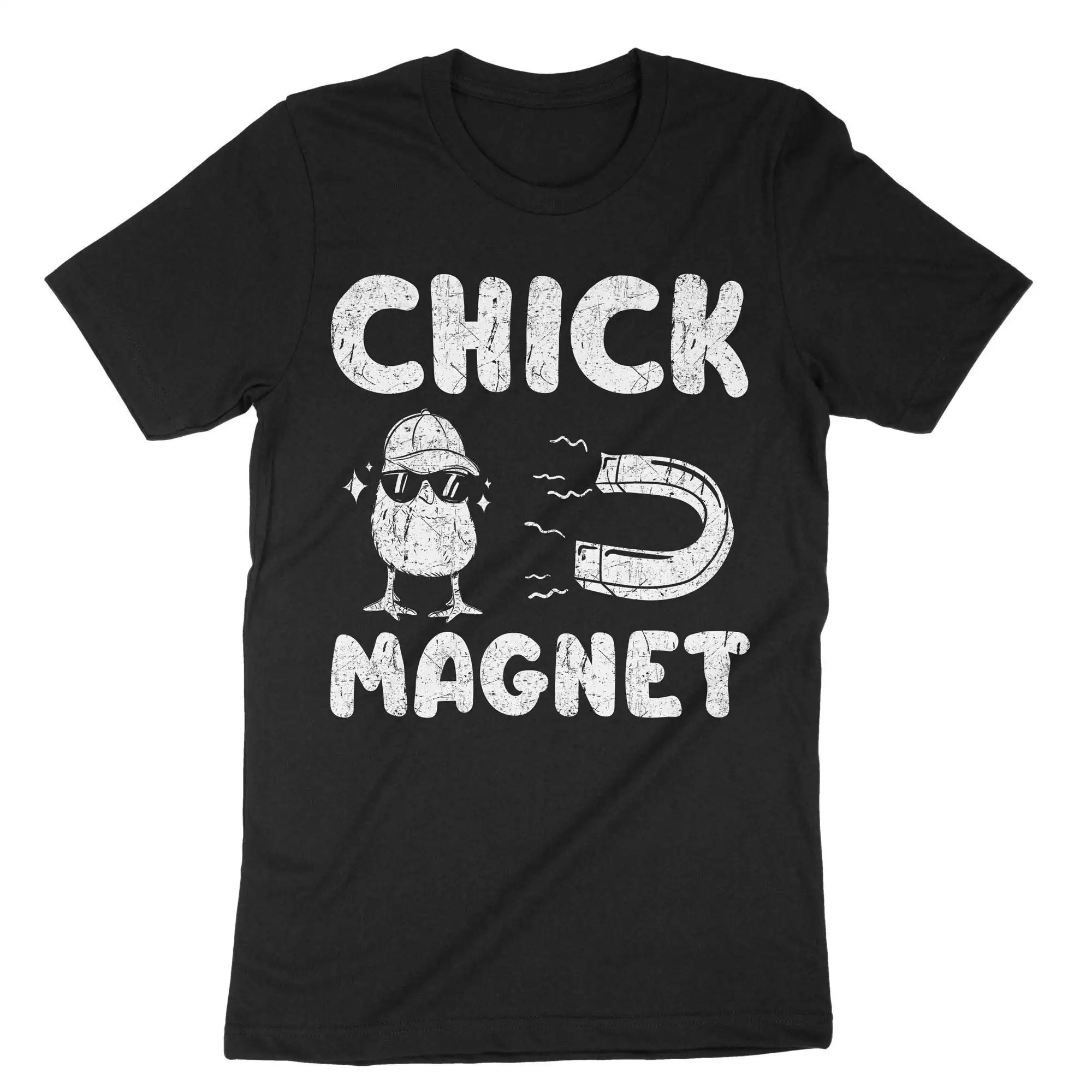 Chick Magnet Egg Hunting T Shirt Funny Eastern Valentines Day Get Attraction