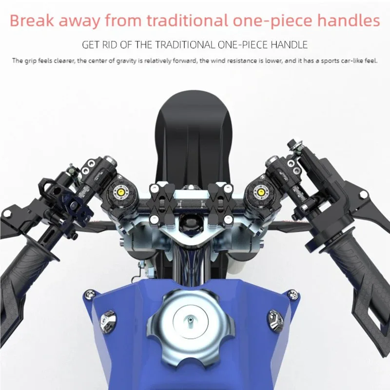 

Разделительный руль для мотоцикла, регулируемая рулевая ручка для мотоцикла, 22 мм, 28 мм, универсальный для мотокросса, скутера, аксессуары