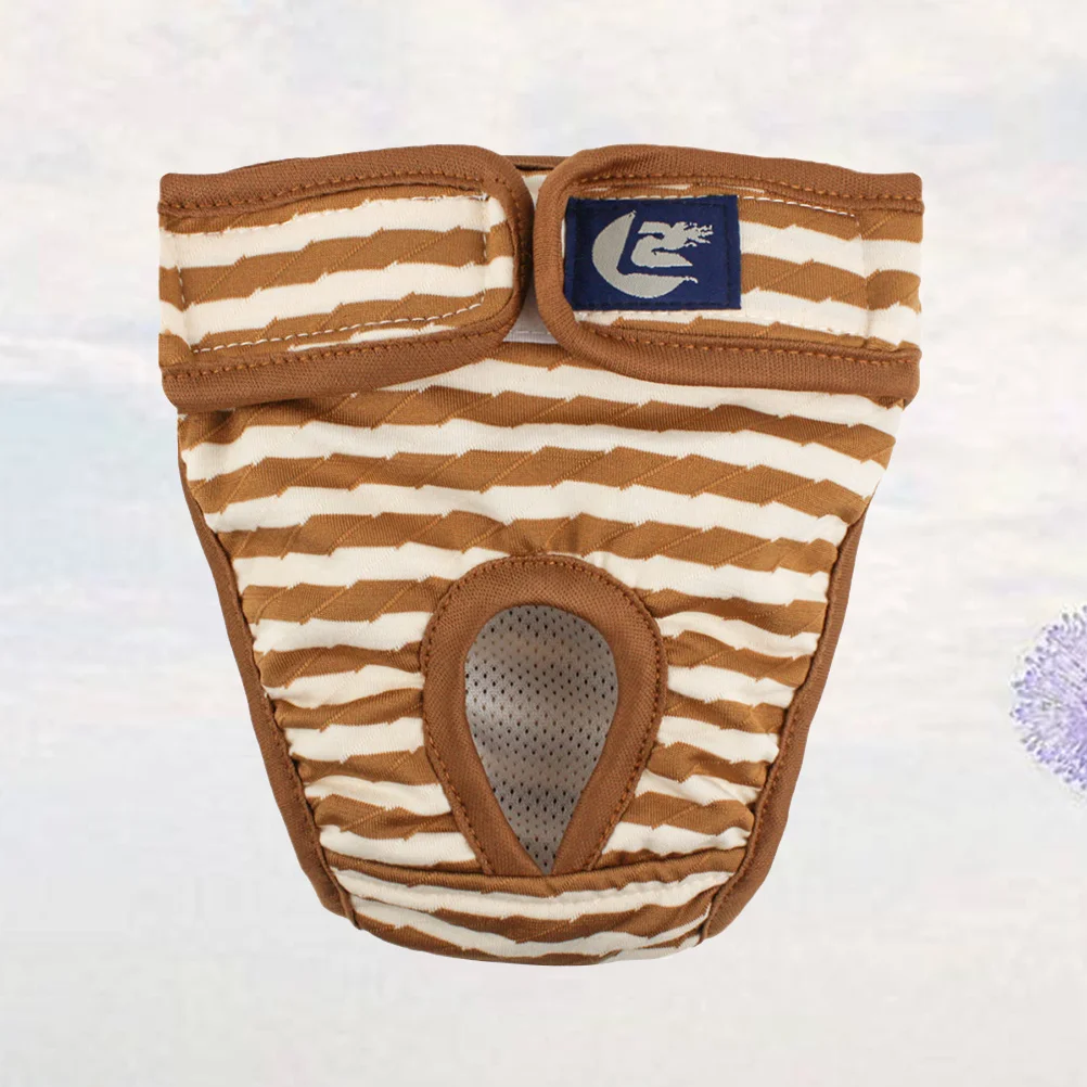 

Pet Physiological Pants Pets Panties Stripe Puppy Diapers Female Medium Clothing Dog Incontinence