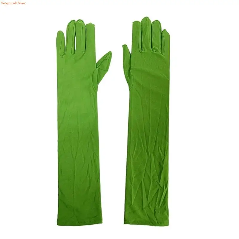 Q5WE Halloween Party Full Finger Gloves Fingernails Long Nails Gloves Masquerades Wear and Halloween Themed Party