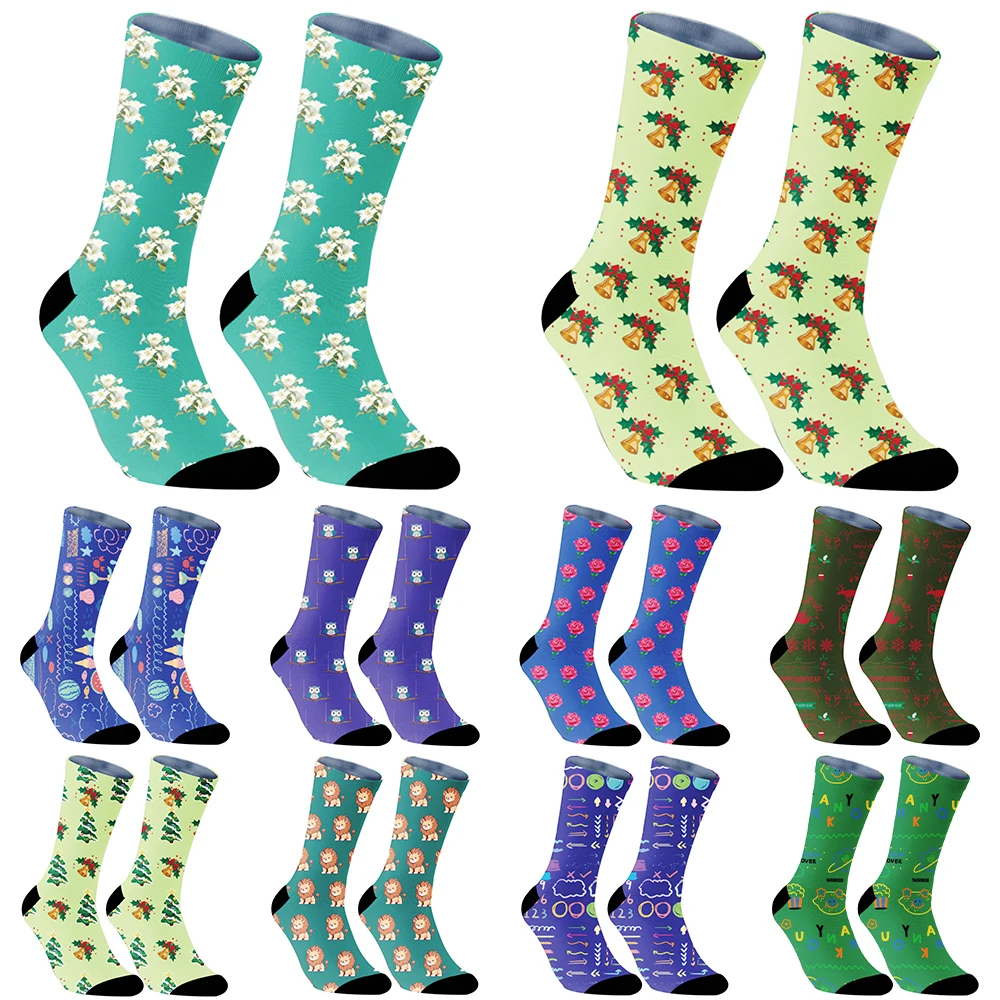 Qualität kariertes Muster lustige Socken Sommer geometrische Harajuku Kamm Baumwoll socken neue bunte Streifen Socken