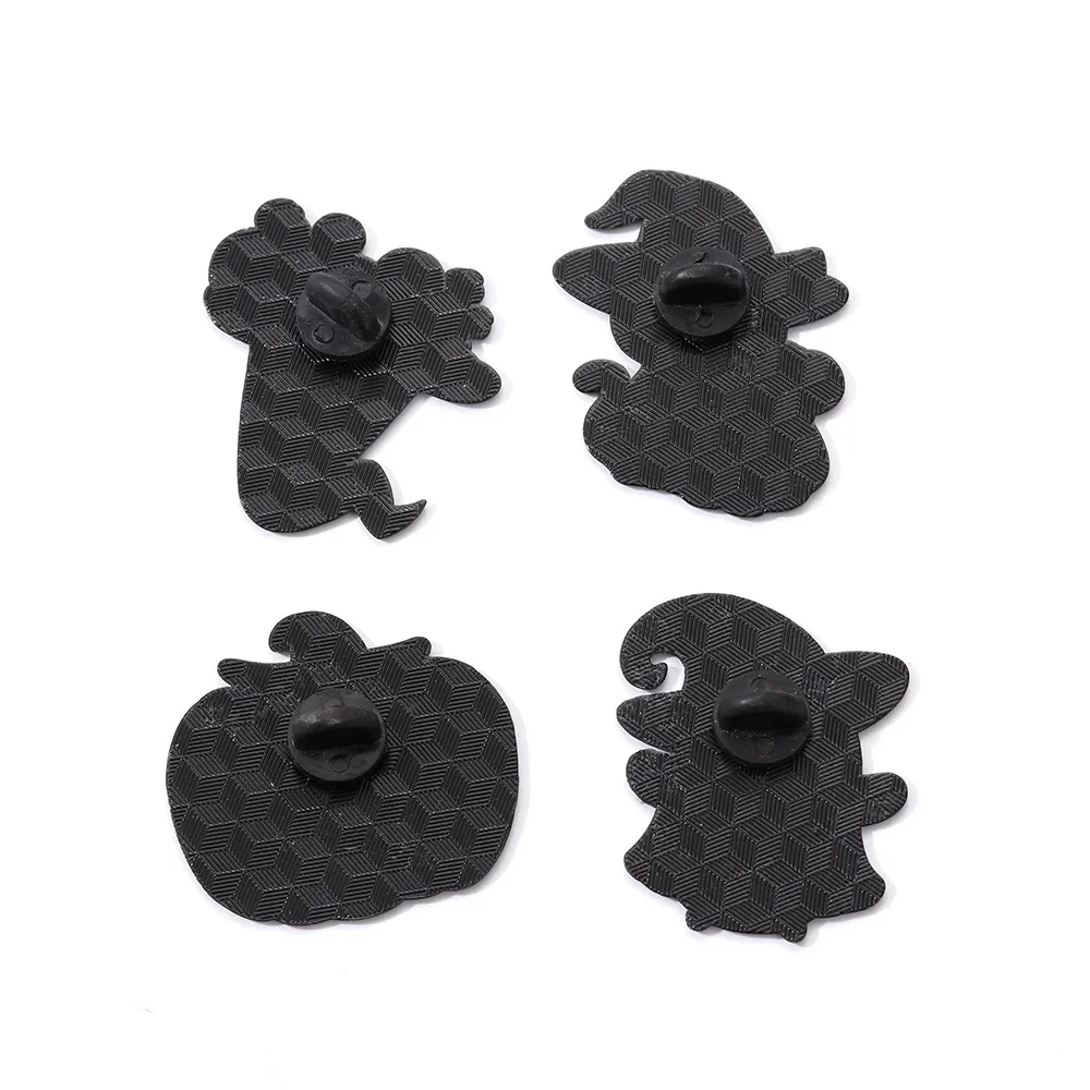 Halloween Pumpkin Enamel Pins Series Cute Ghost Metal Badges Punk Skeleton Brooch for Jewelry Accessory Gifts for Kids Friends - view 3