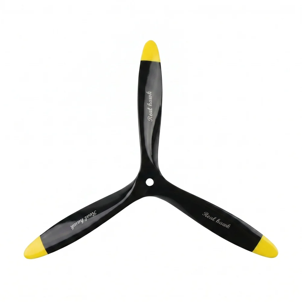 3 Blade 18x6/18x8/18x10 CCW or CW Black Wooden Propeller High Quality For Scale RC Gas Airplane Model RC parts