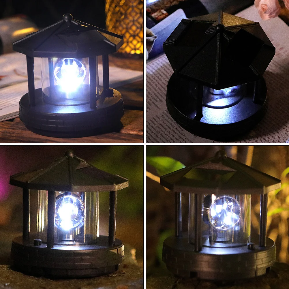 

1Pcs Solar Powered Rotating LED Lights Waterproof Garden Yard Patio Decor Automatic Night Light Energy Efficient