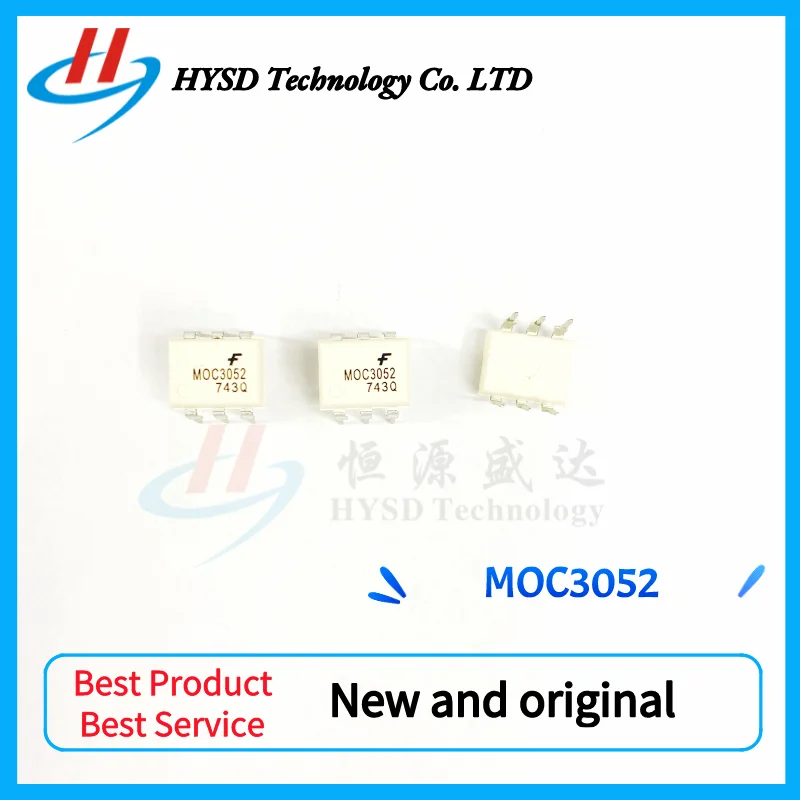 10Pcs Nieuwe Originele MOC3052 Dip-6 Optocoupler Kwaliteitsborging