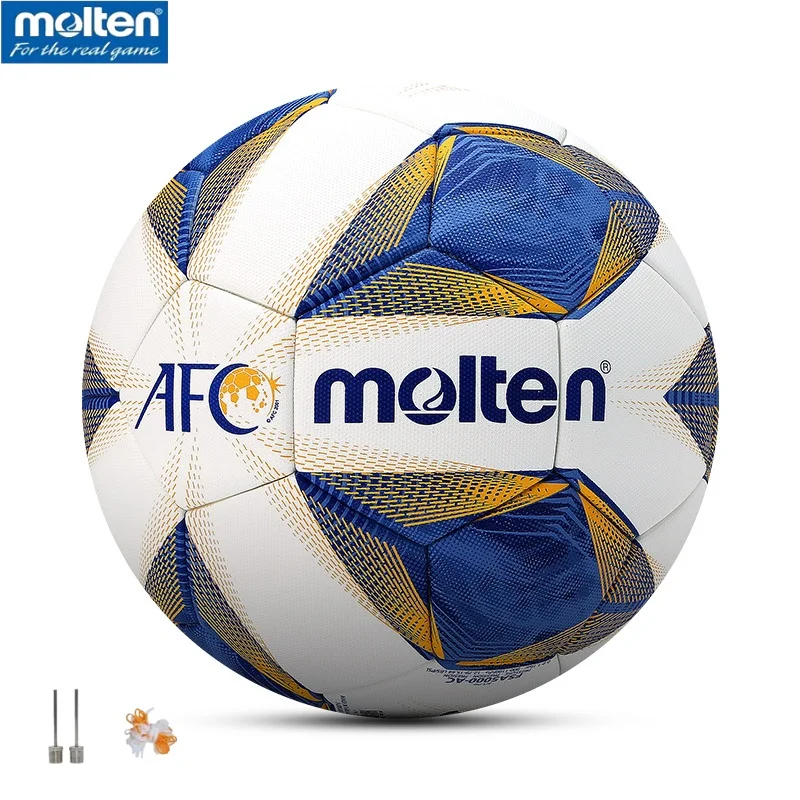 Molten original F5A5000 soccer ball 5, Asian Cup, Futsal Soccer,  original professional football ball Champions League,