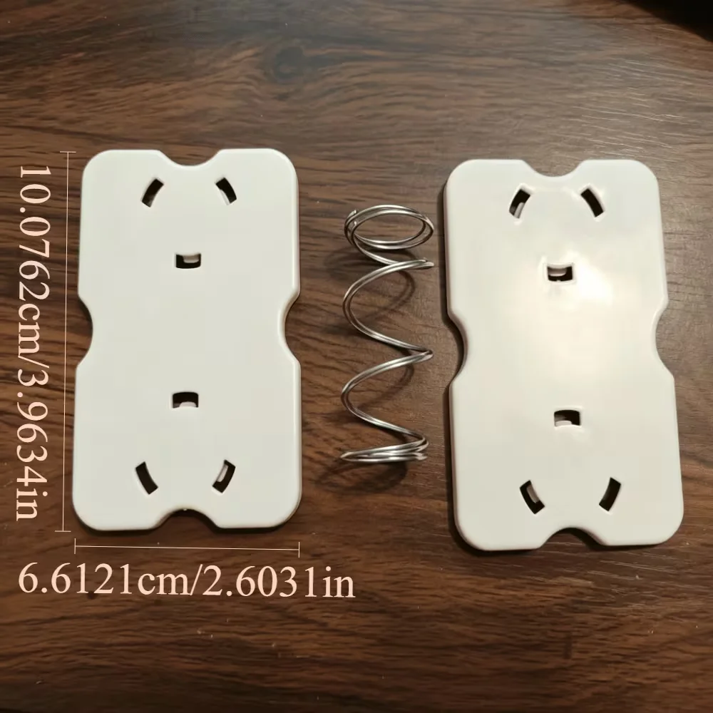2 Pcs Tissue Box Lift Springs, Spring-Loaded Bottom Supports for Tabletop Tissue Boxes, Keep Tissues Elevated for Easy One-Pull
