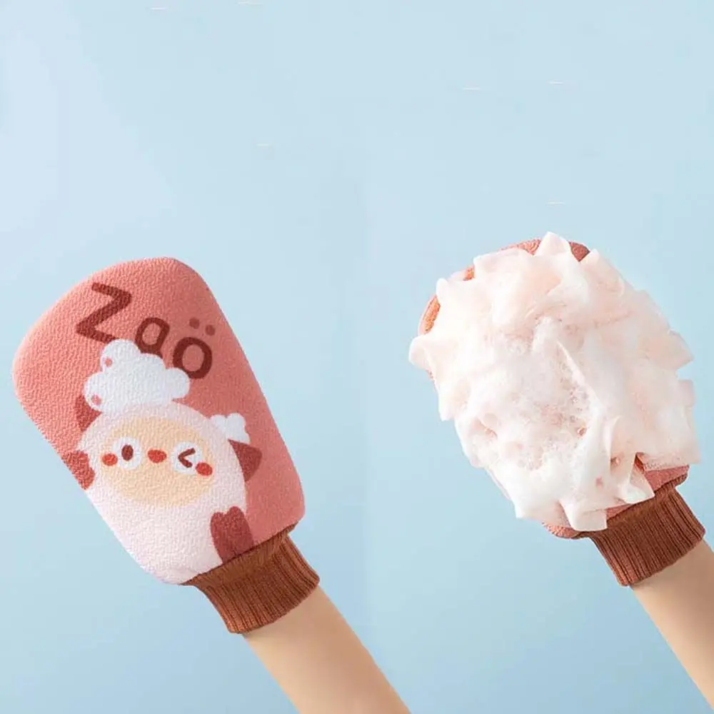 Dead Skin Removal Body Cleaning Exfoliating Bath Flower Cartoon Bath Glove Shower Ball Bath Scrub Mitt Bath Towel Glove