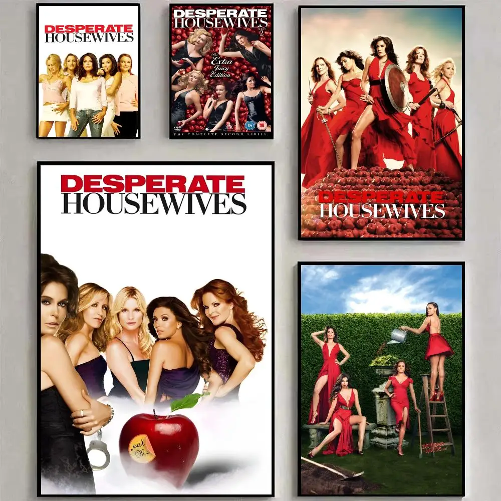 Desperate Housewives Poster Home Living Bed Room Bar Hallway Sticky Wall Art Printing Waterproof Aesthetic Decor