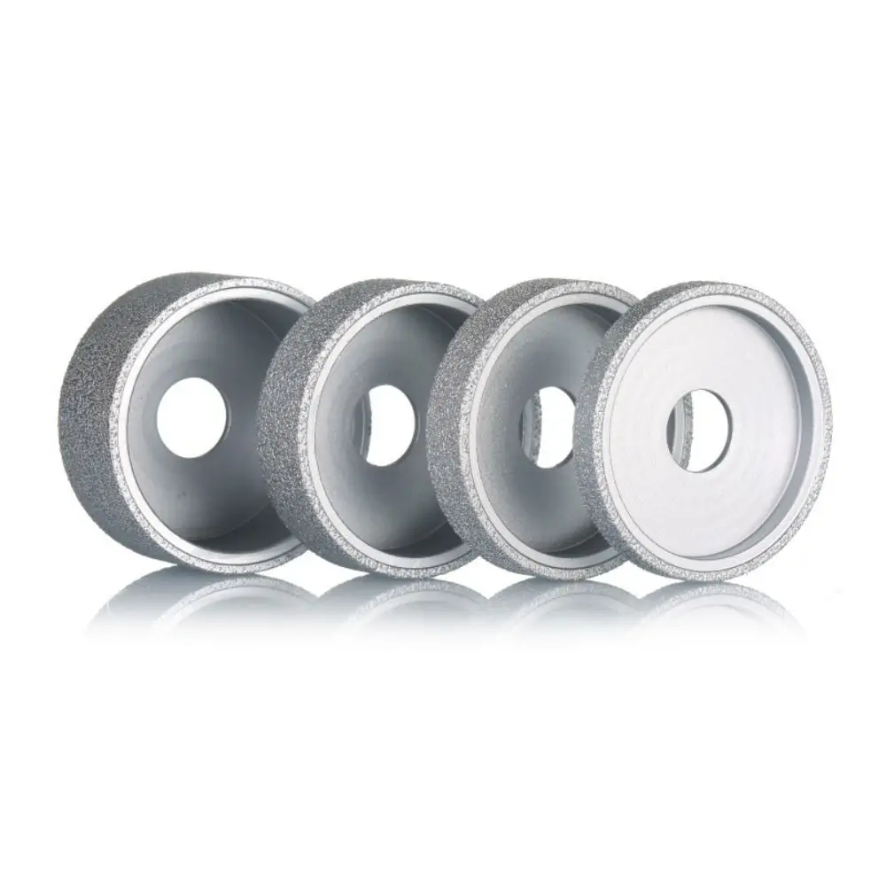 Hand Profile Wheel Cylinder Type Grinding Head Vacuum Brazed Parallel Edge Abrasive Wheel Demi-bullnose Polishing Tool Jewelry