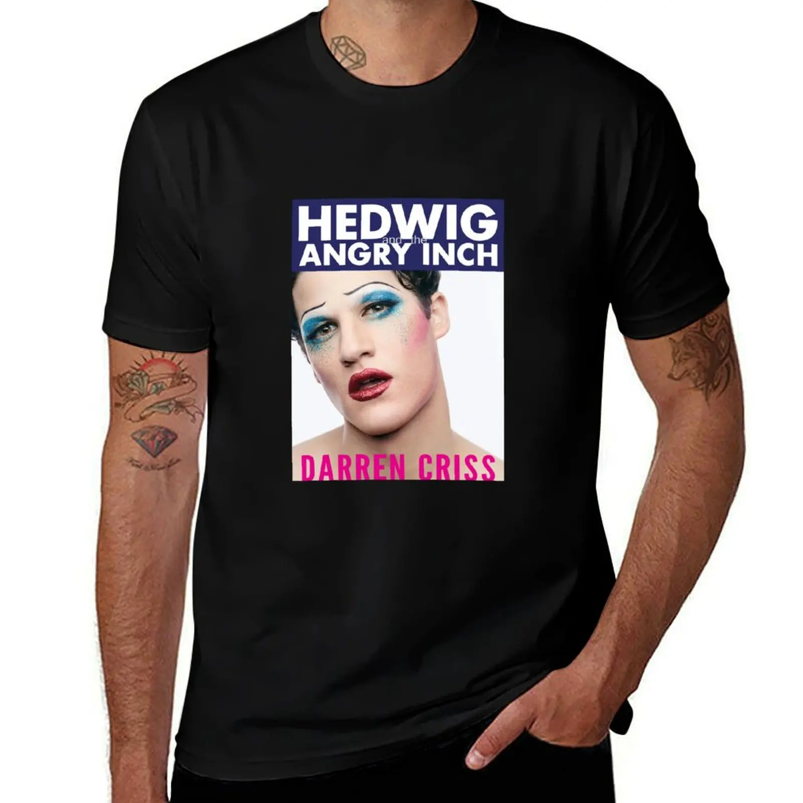 Darren Criss - Hedwig Shirt T-Shirt plain Aesthetic clothing anime t shirts big and tall t shirts for men