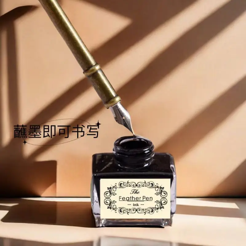 Upscale Mechanical feather pen gift box European retro gift creative gifts Send grandpa, elders and boyfriends