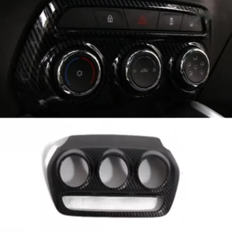 ABAIWAI para Chevrolet Cavalier ONIX 2019-2022 embellecedor del volante, embellecedor del interruptor de aire acondicionado piezas interiores 3D