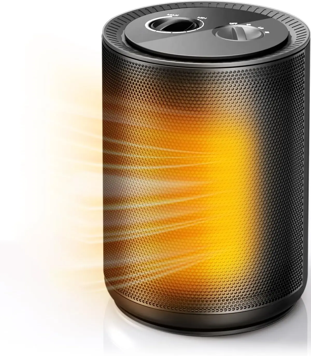 

Small Space Heater for Indoor Use, Portable Electric Heater with Remote, Thermostat, Child Lock and Overheat Protection ETL