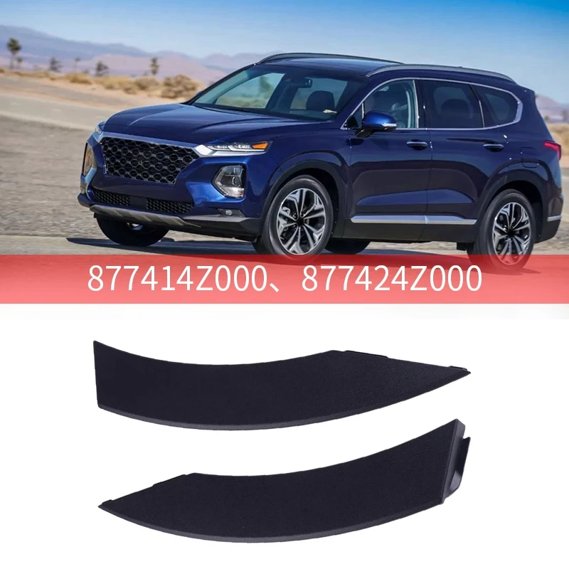 Car Rear Exterior Curved Flare Garnish Wheel Eyebrow Fender Molding For Hyundai Santa Fe Sport 2013-2018 877414Z000 A