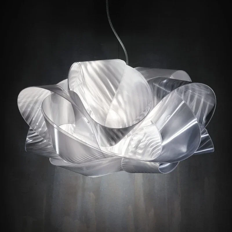 Italiano slamp fabula luminária quente branco flor quarto lustre haning luzes nordic moderno sala de estar estudo nuvem lampara