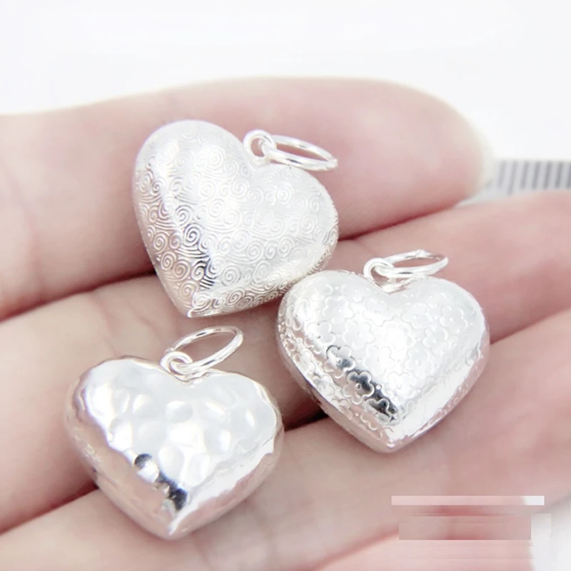 18mm Pendant Love Heart Locket Fashion Glam 925 Sterling Silver Jewelry Europe Style Accessories Soul Gift For Woman