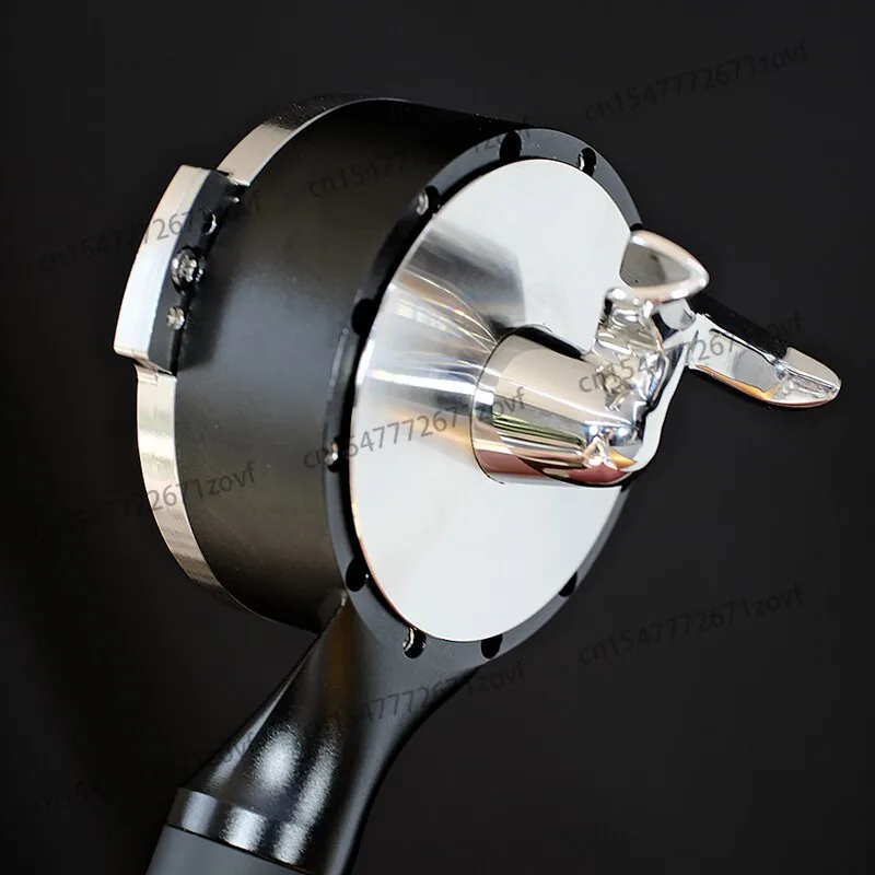 V2 Bottomless Flat Coffee Machine Handle Deformable Horn, Ingot Double Mouth
