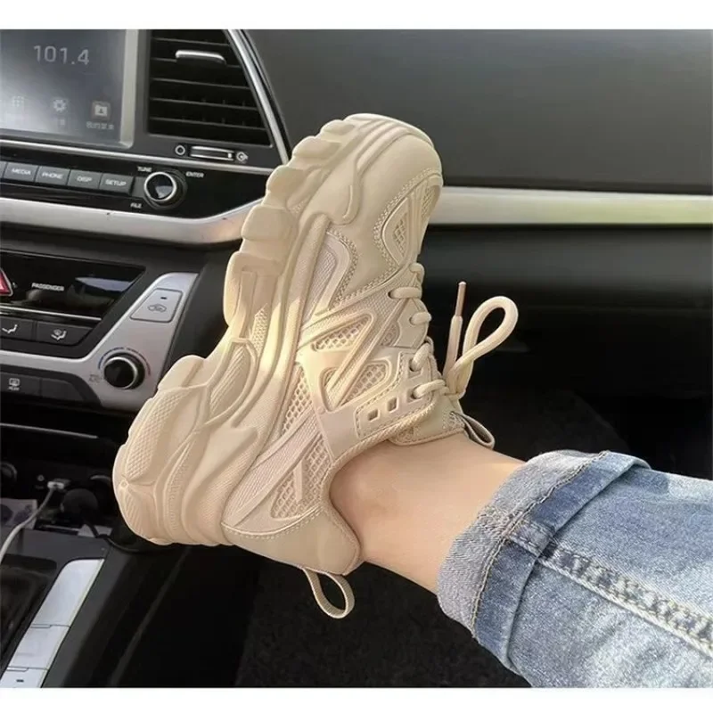 

New Sneakers for Women Breathable Comfortable Womens Casual Shoes Height Increasing Women Platform Shoes Hot Zapatillas De Mujer