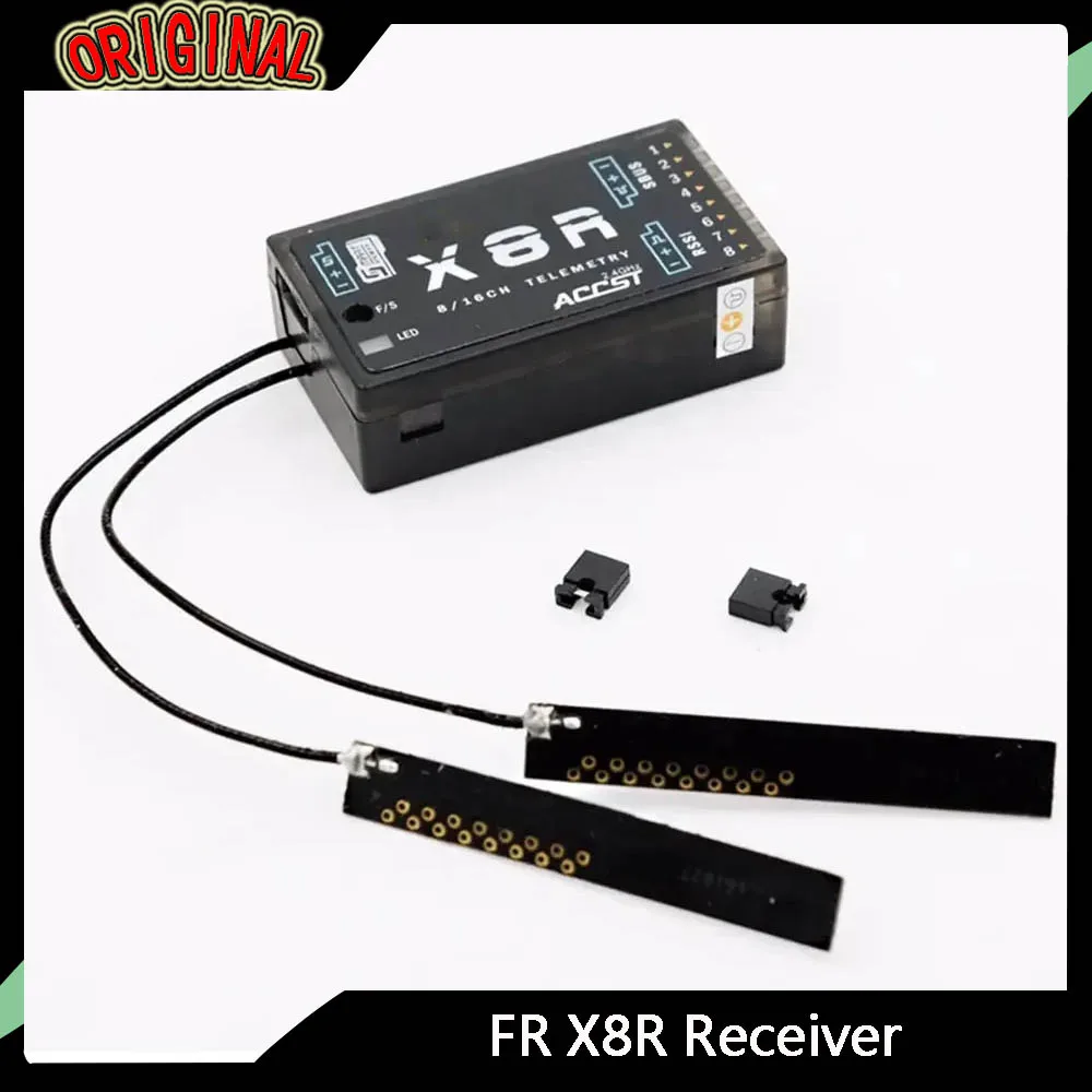 

Новый приемник FR X8R 2025 года — 8/16-канальная телеметрия для радиоуправляемого квадрокоптера и мультикоптера, совместимый с передатчиками X7, X9D, X12S