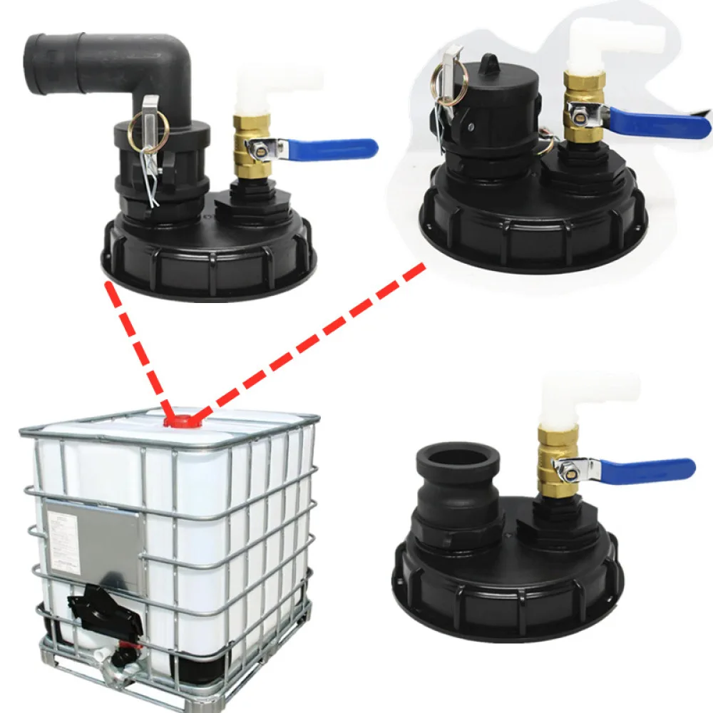 165mm IBC Tote Cap Air Venting Valve Replacement Lid Industrial Liquid Storage Container Connector Seal Hardware