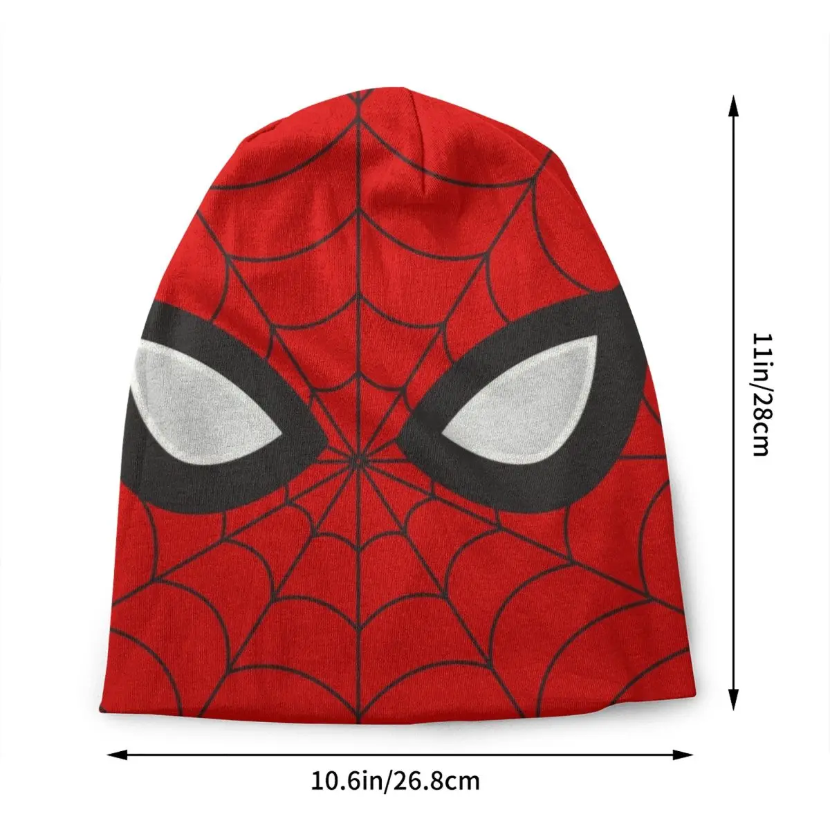 Classic Red Spider Web Bonnet Hats Hip Hop Knitted Hat For Women Men Winter Warm Skullies Beanies Caps