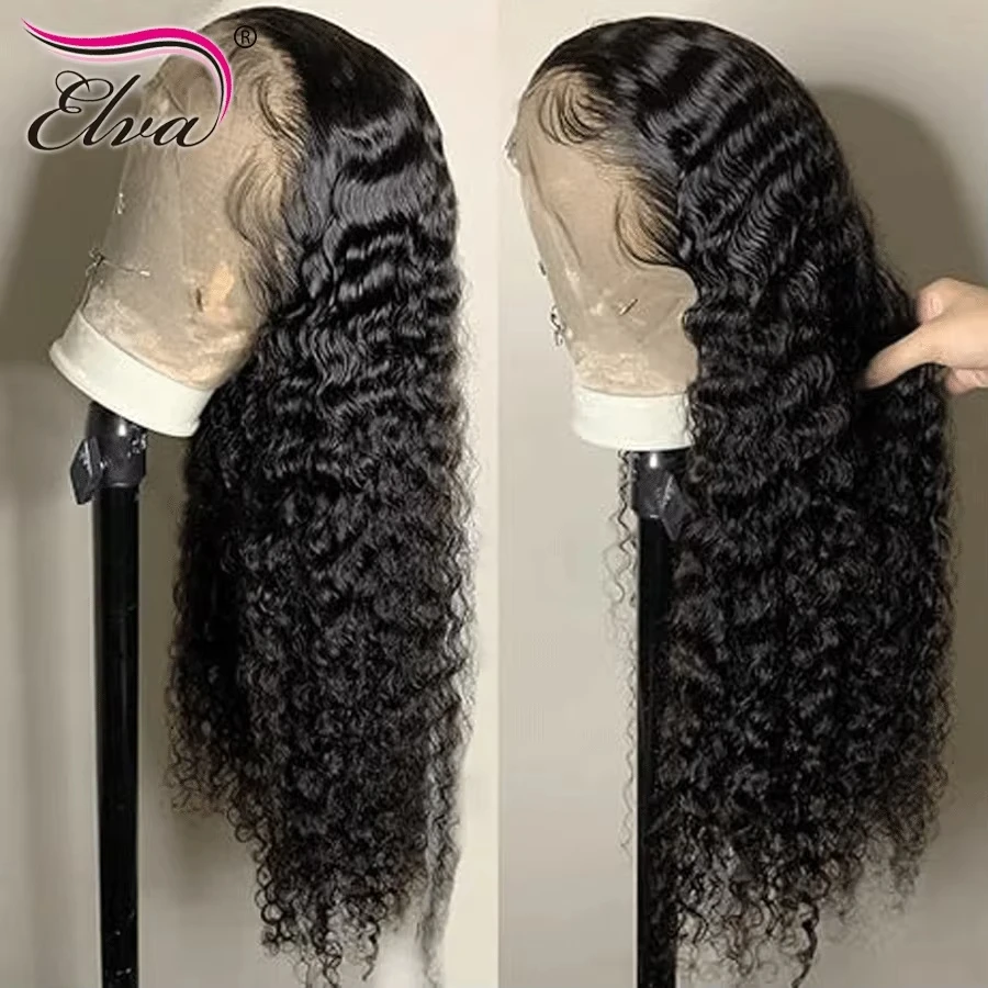 Elva Upgraded 2.0 Tiny Knots 13x6 Full Frontal HD Lace Wigs Skinlike HD Lace Bye Bye Knots 5x5 13x4 Water Wave Wigs For Women