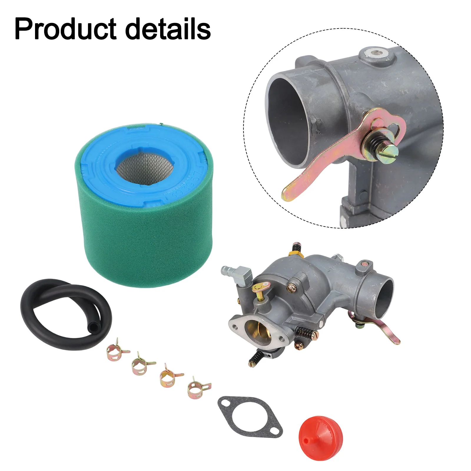 

For 170401 Easy Installation Carburetor Kit Silver Carburetor Kit Replacement Tool 1 Piece Kit Easy To Use Engine Improvement