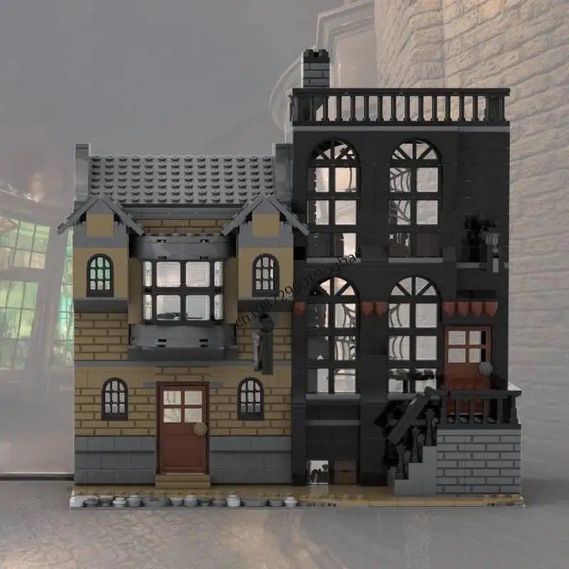 

Новый набор из 861 детали: популярная модель из фильма «Гарри Поттер» — Улица Ноктаун, конструктор для самостоятельной сборки, креативные идеи, детские игрушки, подарки на день рождения и Рождество