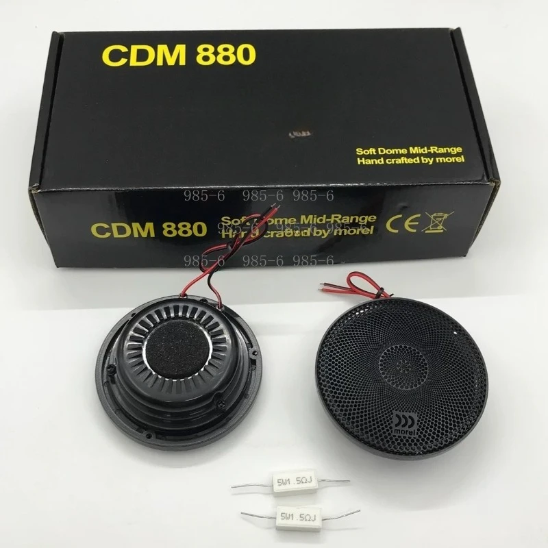1 Pair Soft Dome Titanium Alto Horn Head, Upgraded Energy Speaker Unit for Vehicle Stereo Car Audio System