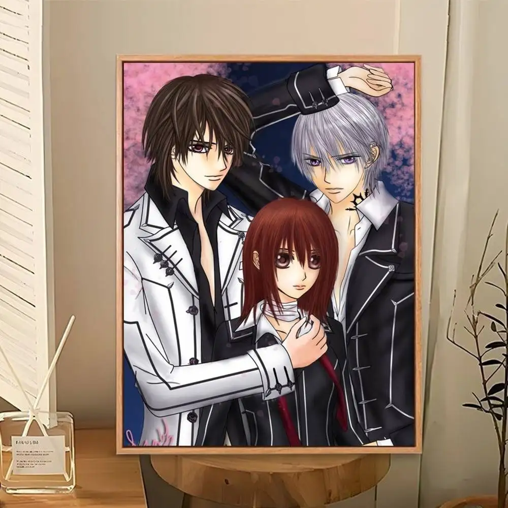Anime Vampire Knight  Poster Perfect Space Sticker Self Adhesive for Office Home Theater Wall Art Decor Fancy Gift
