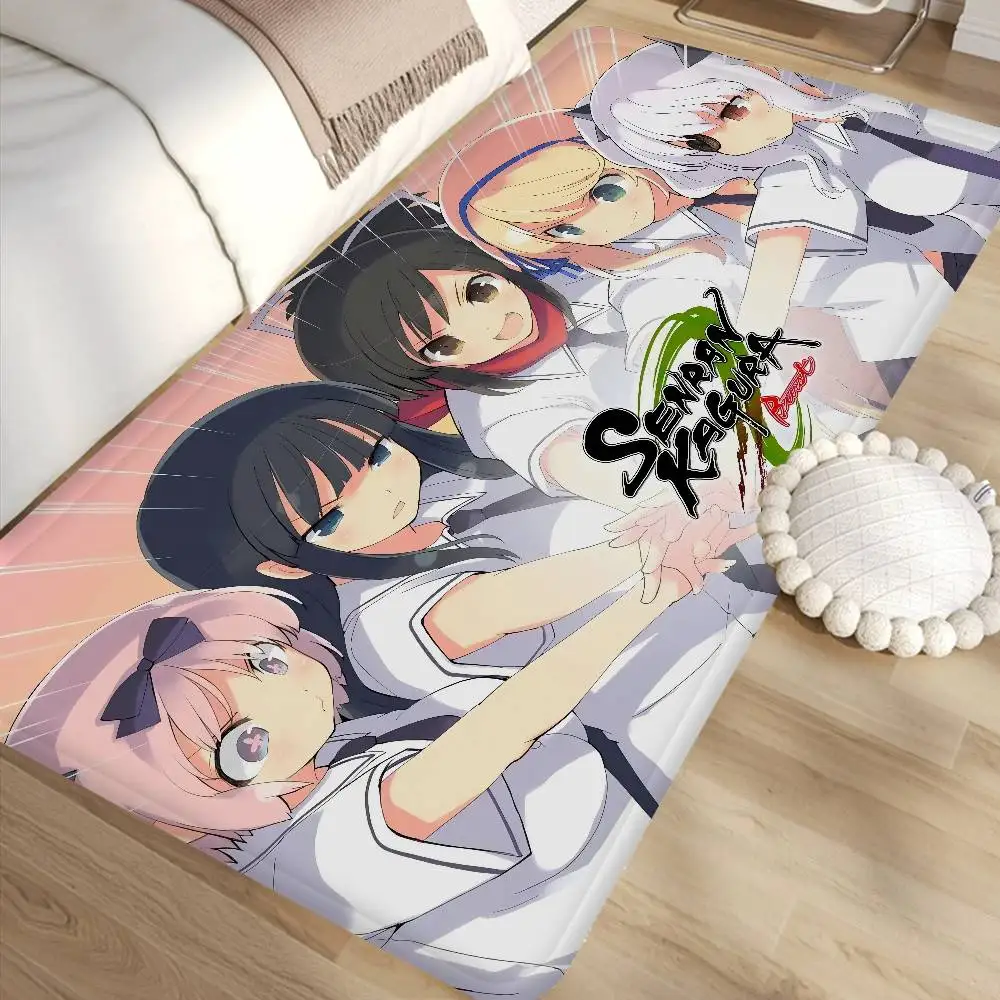 Senran Kagura P-PeachS B-BallS Floor Carpet Nordic Style Home Doormat Bathroom-Toilet Mats Bedroom Hotel Decor Mat