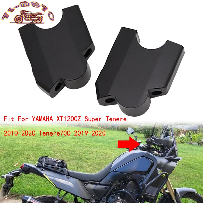 

For YAMAHA XT1200Z Super Tenere 2010-2020 Motorcycle Accessories CNC Aluminium Handlebar Riser Bar Tenere700 Riser Handle Bars