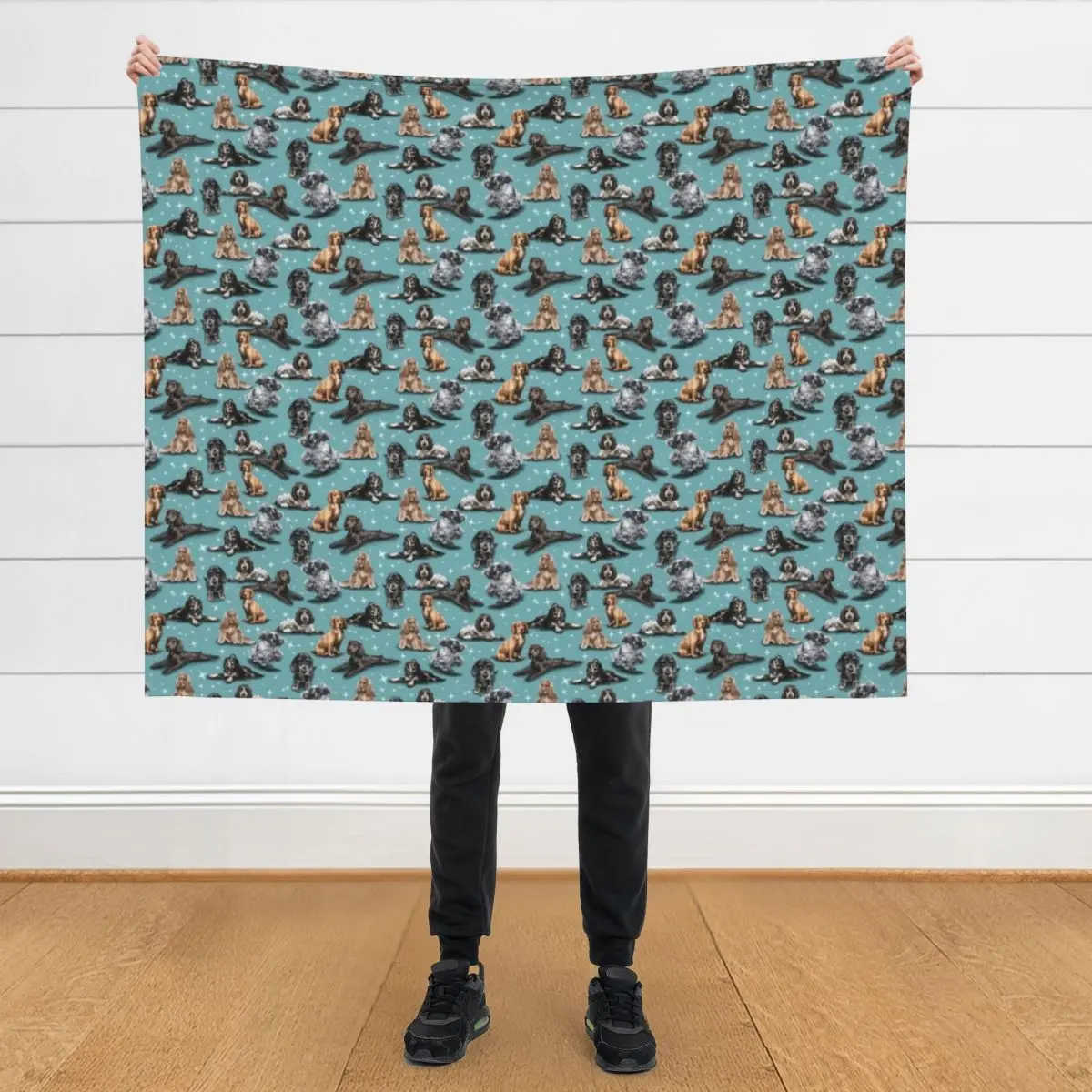 

The Cocker Spaniel Throw Blanket Large Soft Plaid Fashion Sofas manga Blankets