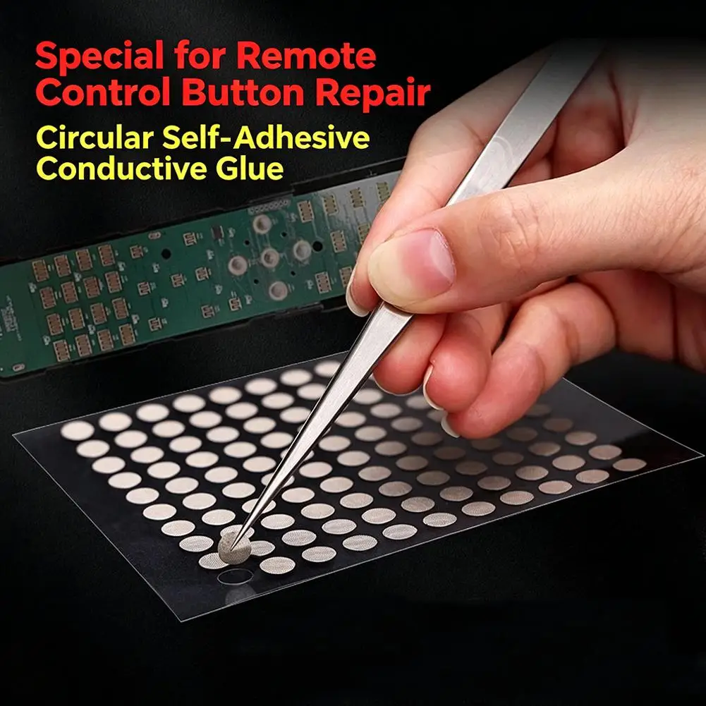 Diameter 4/6 MM Black Conductive Rubber Pads Keypad Repair Kit For IR Remote Control Conductive Rubber Buttons