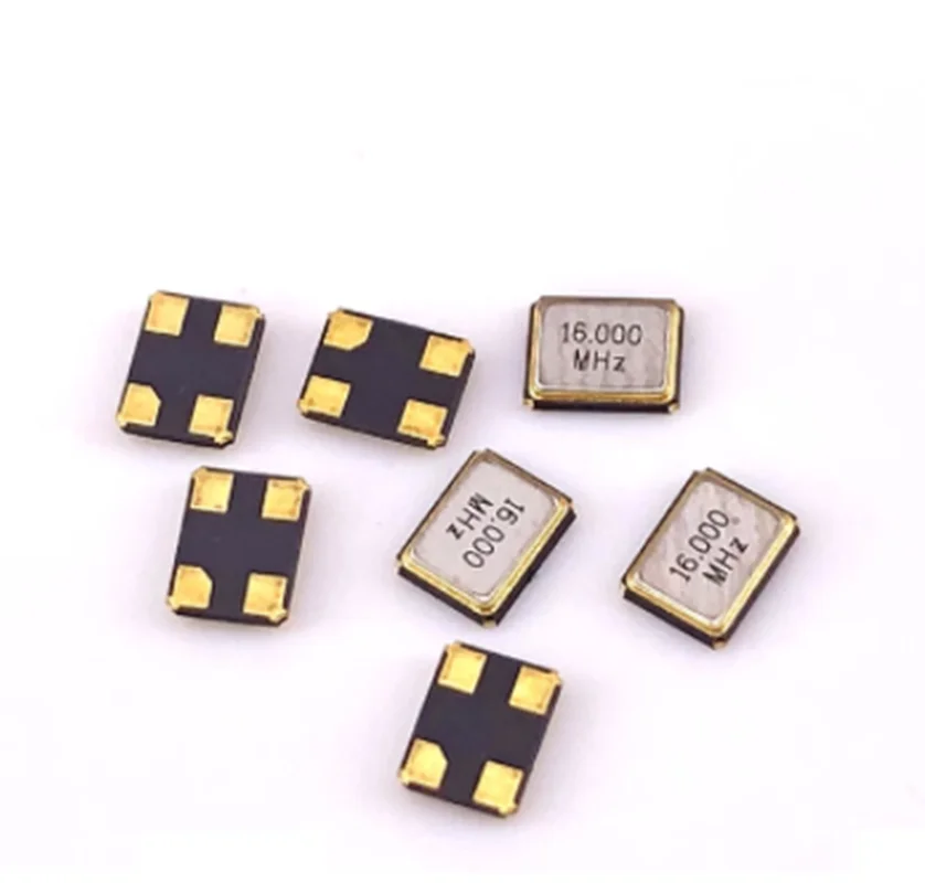 (10pcs) 3225 Passive crystal oscillator SMD 3.2*2.5mm8MHZ 10MHZ 12MHZ 16MHZ 20MHZ 24MHZ 25MHZ 26MHZ 27MHZ 30MHZ 32MHZ 40MHZ