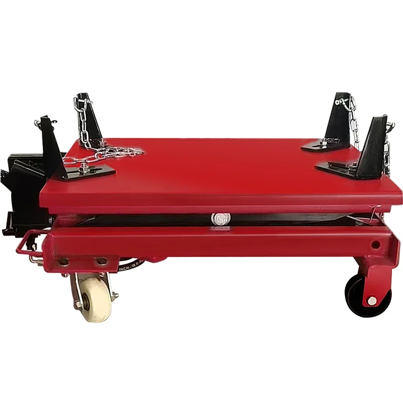 Low Profile Lift Transmission Jack 2.5Ton Steel Vehicle Hydraulic Transmission Jacks With Handling & Lifting