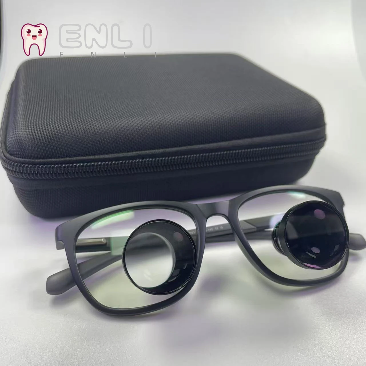TTL Dental Loupes 2.0X/3.0X Ergonomic Embedded Surgical Loupes with Optical Lens 320-420mm Working Distance
