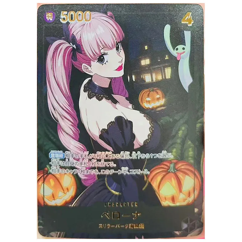 Anime uma peça diy acg cartões colecionáveis luffy bonny nami cenoura hancock robin yamato ulti reiju brinquedos para meninos presente de aniversário