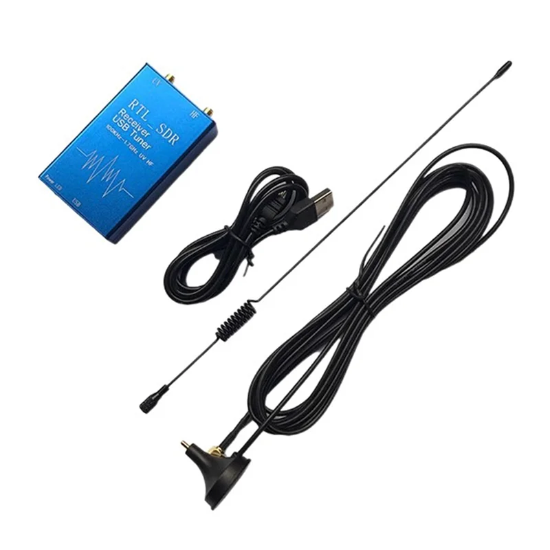 X12A Xr-105 Rtl-Sdr Usb Wireless Receiver 100Khz-1.7Ghz Full Band Uv Usb Tuner Receiver R820T+8232 Amateur Radio