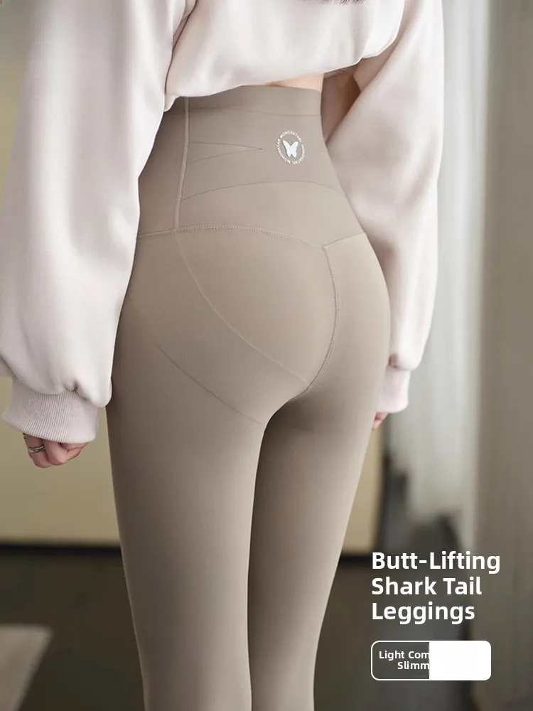 Calças de Yoga de Cintura Alta para Mulheres, Leggings de Alta Elasticidade que Levantam o Bumbum, Calças Longas para Esportes