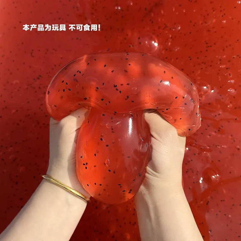 New Simulated Watermelon Juice Fascia Sensation Fake Water Bubble Milk High Beauty Non Sticky Hands Slime Stress Relief Toy