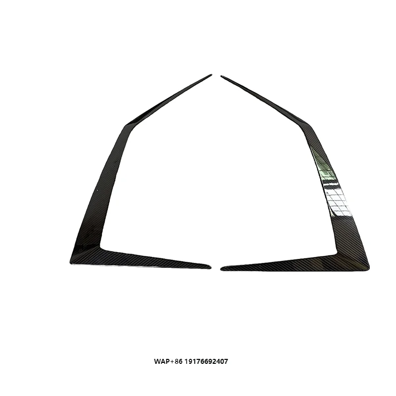 

ForLamborghini Huracan STO 2022 V Style Dry Carbon Fiber Front Hood Vents Trim